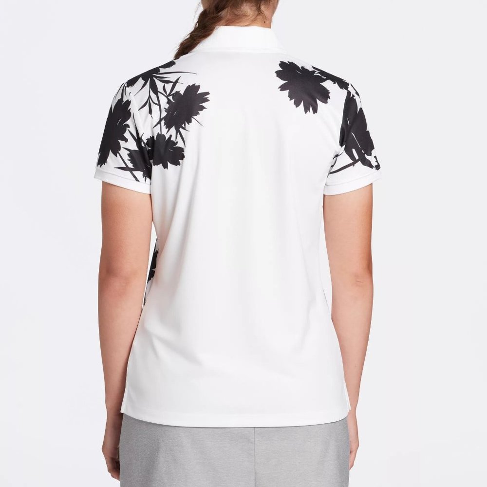 NWT Lady Hagen Women's Floral Short Sleeve Golf Polo - Picture 2 of 4